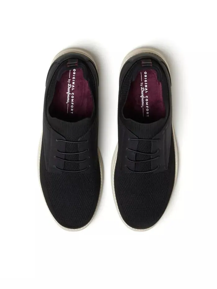 Мужские кроссовки Nash Stretch Knit Oxford Slip On Dearfoams — изображение 3 из 5, черный