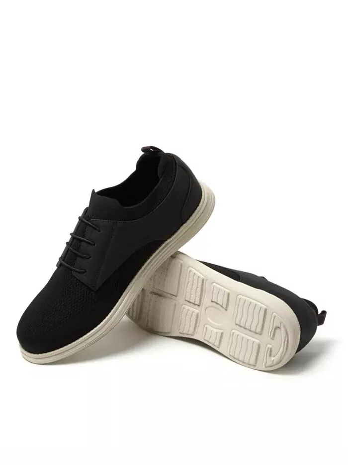 Мужские кроссовки Nash Stretch Knit Oxford Slip On Dearfoams — изображение 4 из 5, черный