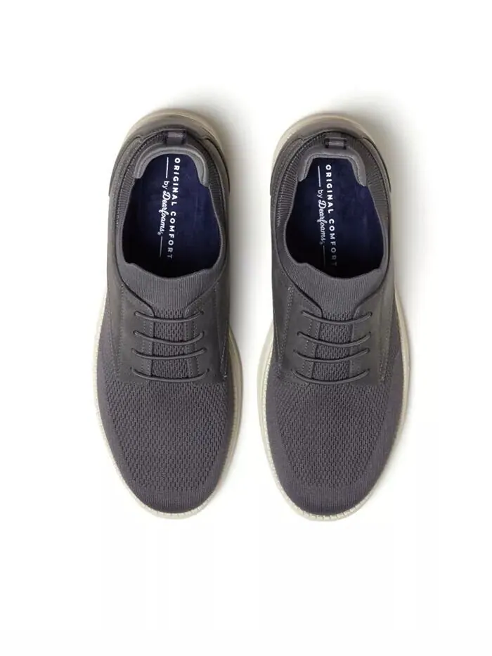Мужские кроссовки Nash Stretch Knit Oxford Slip On Dearfoams — изображение 5 из 5, серый
