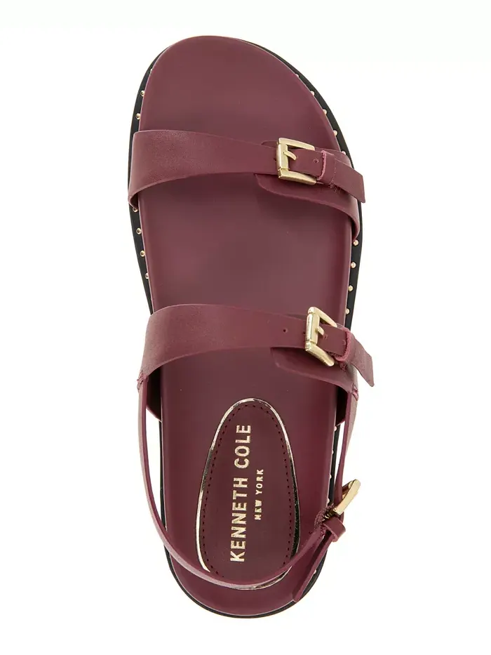 Женские сандалии Drinity с круглым носком Kenneth Cole New York — изображение 4 из 8, темный красный