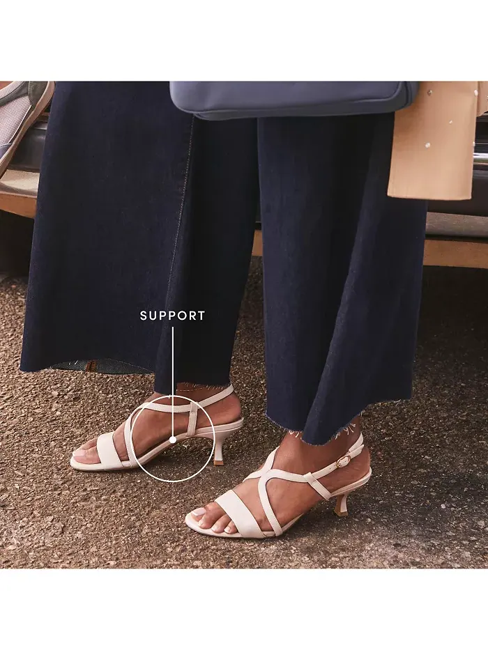 Женские босоножки Nolita Strappy Slingback Dress Sandals LifeStride — изображение 4 из 7, костяной