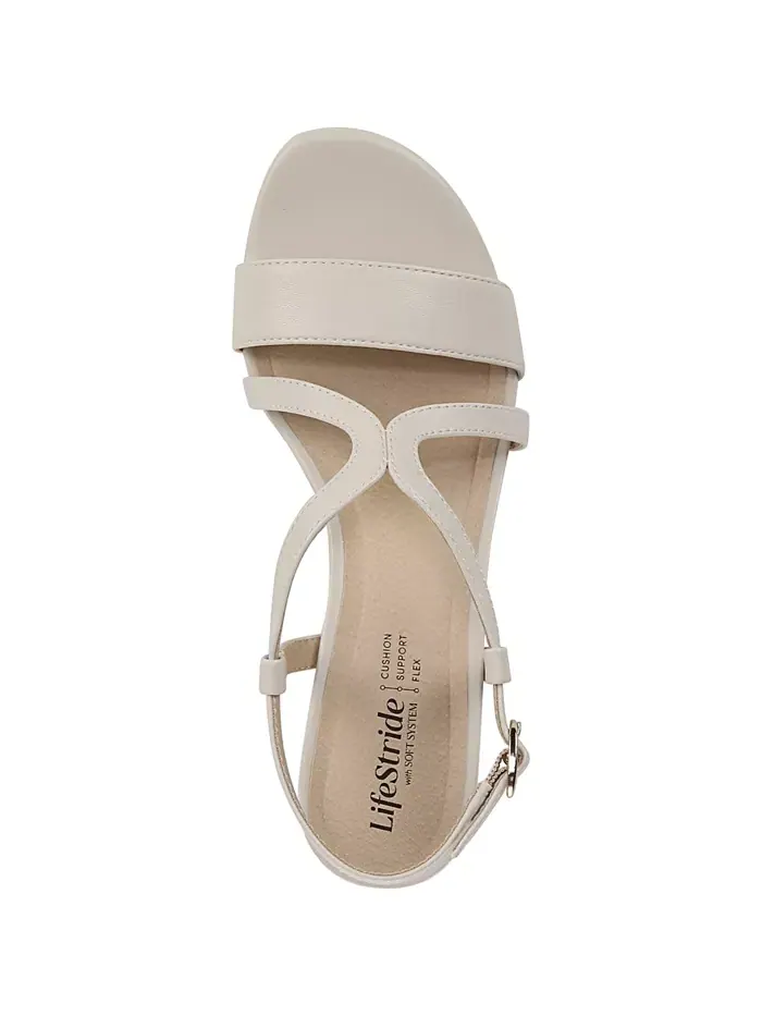 Женские босоножки Nolita Strappy Slingback Dress Sandals LifeStride — изображение 6 из 7, костяной