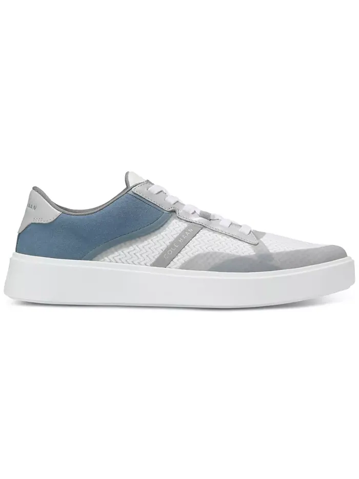 Мужские кроссовки Grand Crosscourt Winner из комбинированных материалов на шнуровке Cole Haan — изображение 2 из 10
