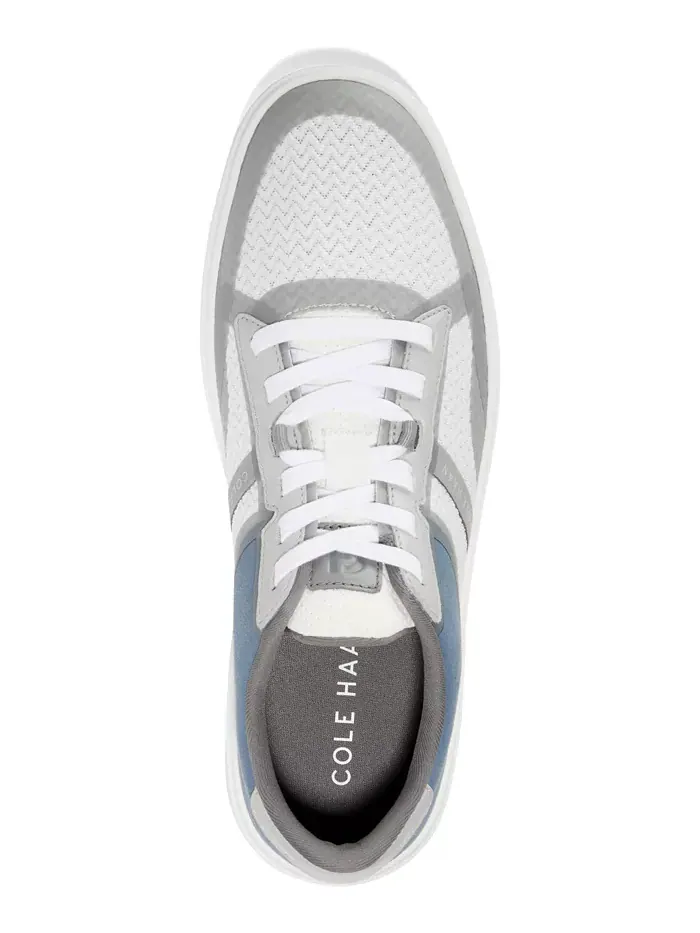 Мужские кроссовки Grand Crosscourt Winner из комбинированных материалов на шнуровке Cole Haan — изображение 4 из 10