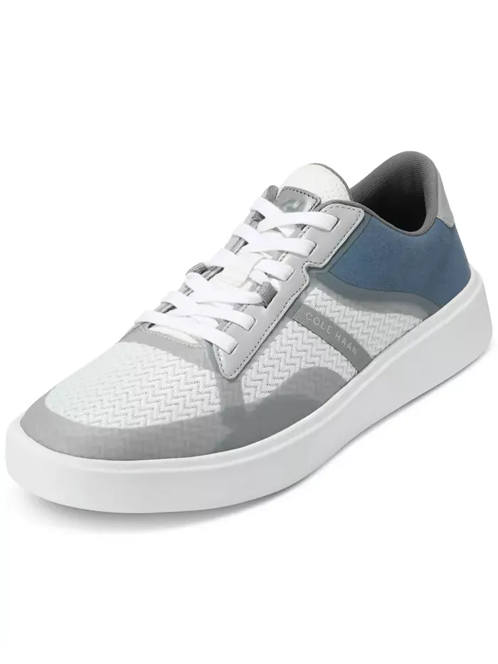 Мужские кроссовки Grand Crosscourt Winner из комбинированных материалов на шнуровке Cole Haan — изображение 8 из 10