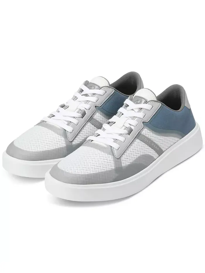 Мужские кроссовки Grand Crosscourt Winner из комбинированных материалов на шнуровке Cole Haan — изображение 9 из 10