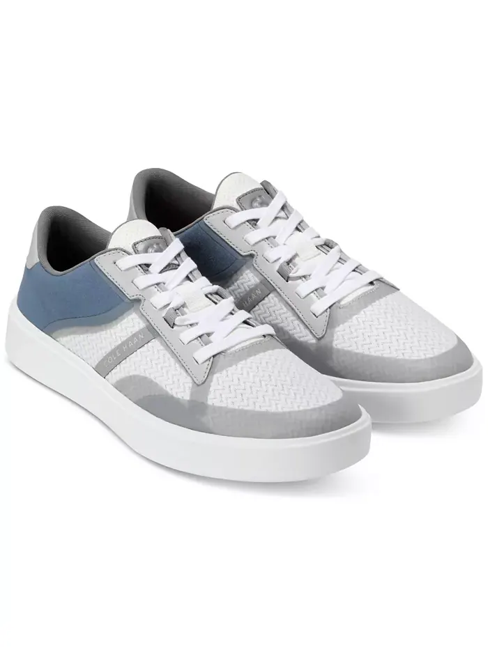 Мужские кроссовки Grand Crosscourt Winner из комбинированных материалов на шнуровке Cole Haan — изображение 10 из 10
