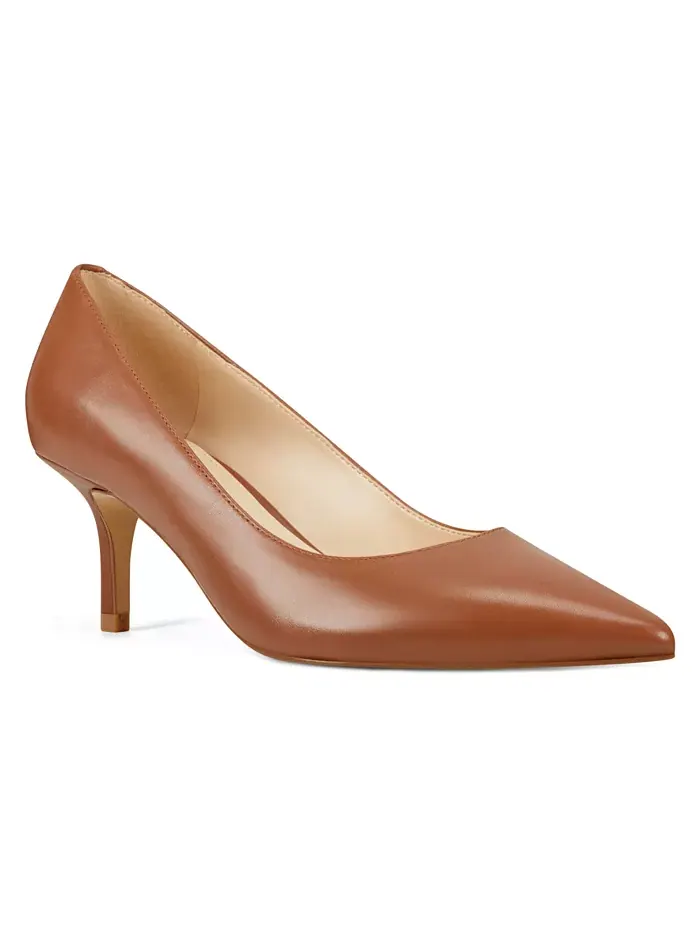 Женские туфли-лодочки Arlene на каблуке-стилете с острым носом Nine West — изображение 1 из 5, коричневый