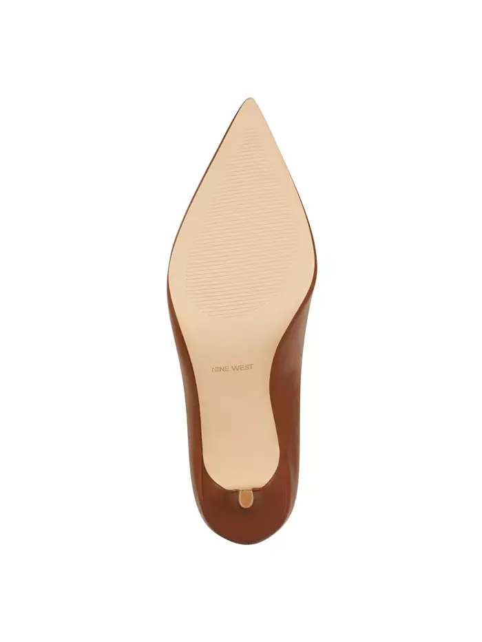 Женские туфли-лодочки Arlene на каблуке-стилете с острым носом Nine West — изображение 5 из 5, коричневый