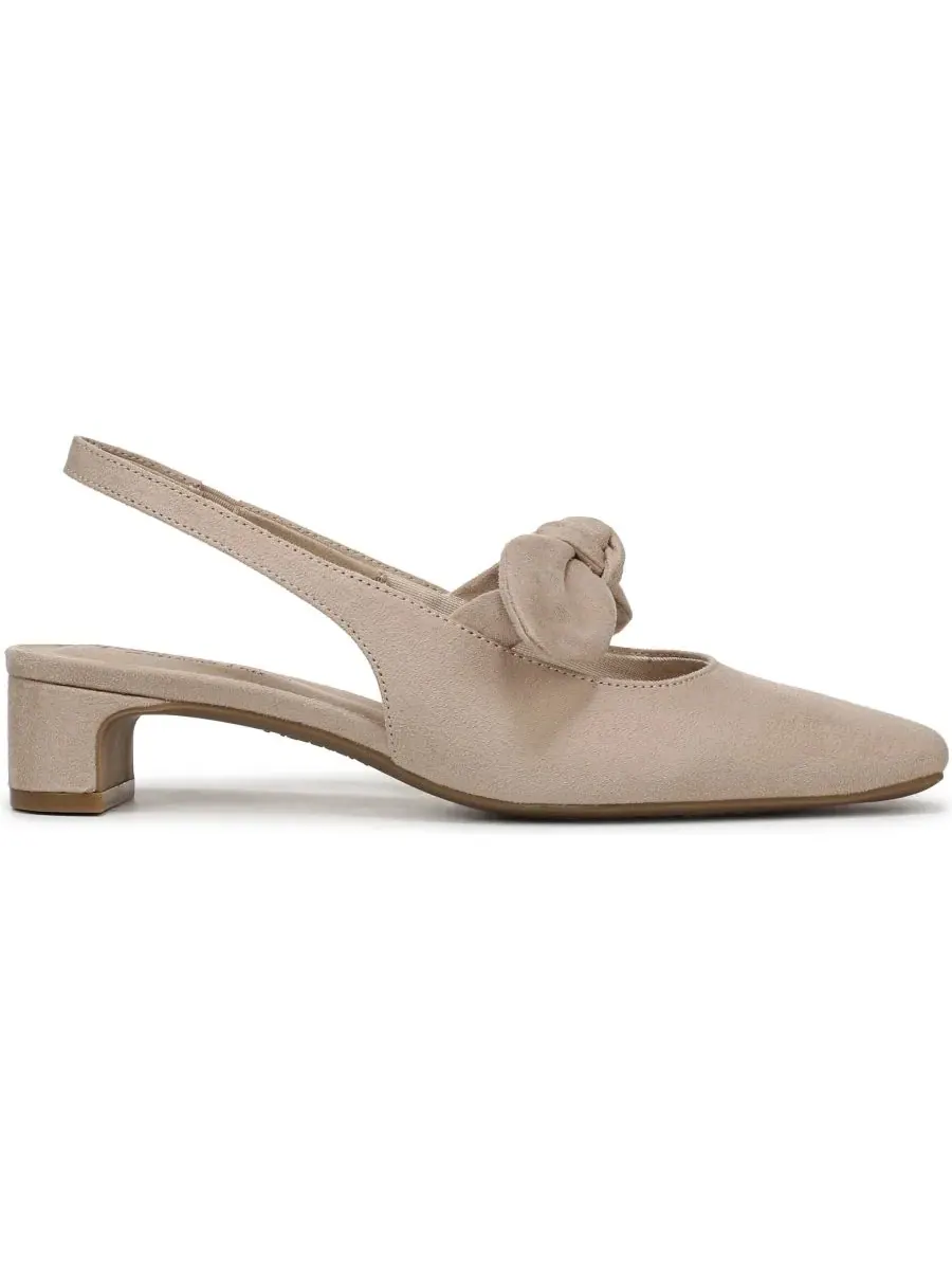 Женские туфли-лодочки Lucia с открытой пяткой LifeStride, Tender Taupe Microsuede — изображение 2 из 5