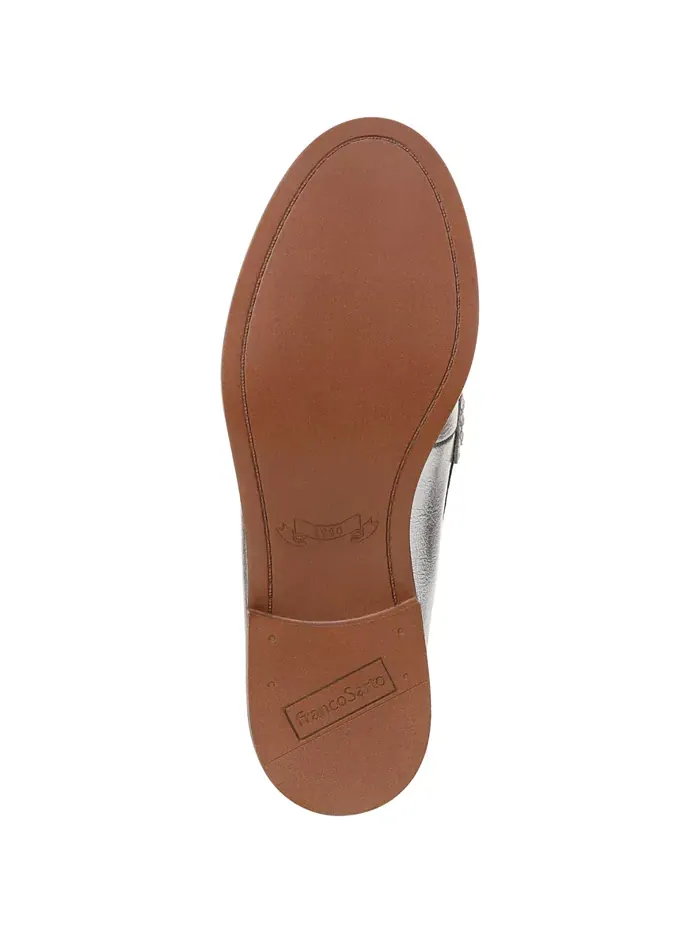 Женские лоферы Carolyn Low Profile с кисточками Franco Sarto — изображение 5 из 5, серебряный