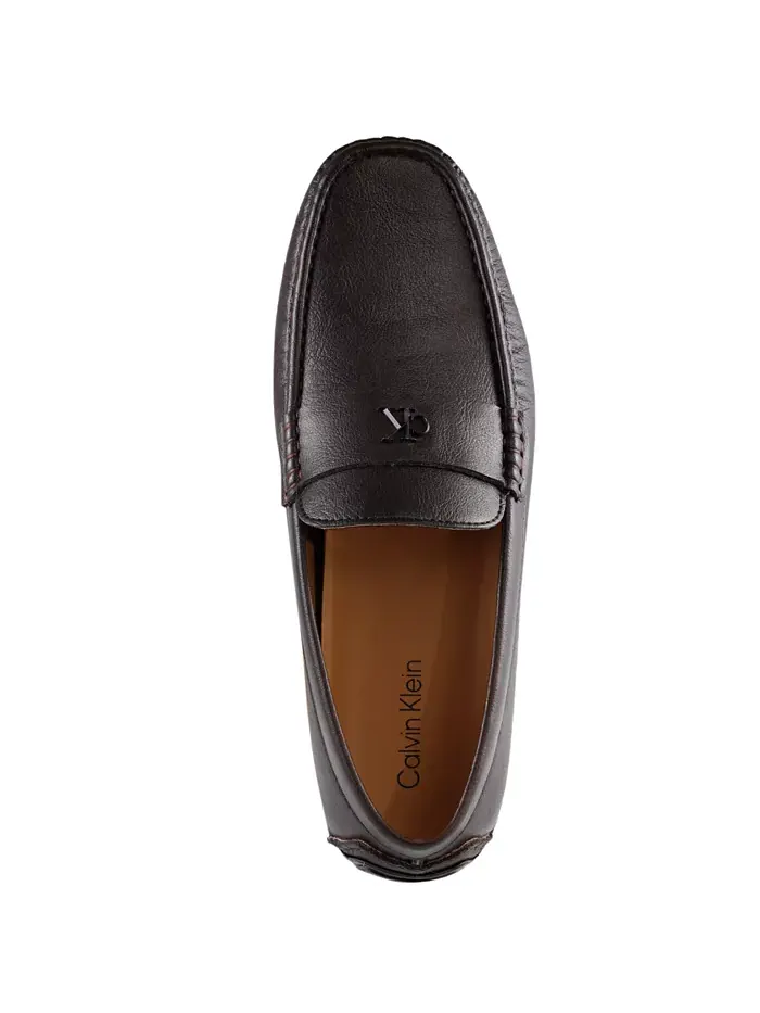 Мужские повседневные лоферы Follman Slip-On Calvin Klein — изображение 4 из 5, коричневый