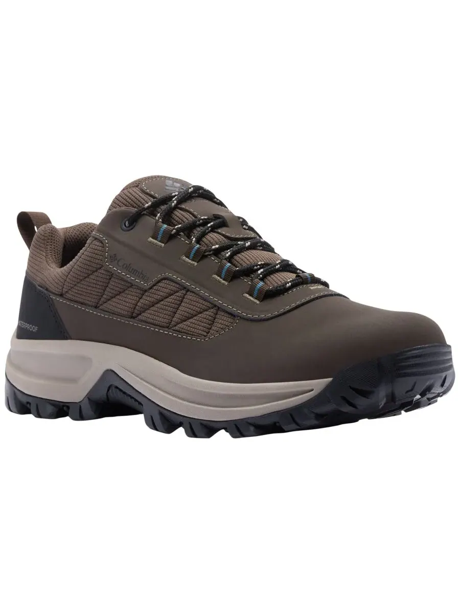 Мужские низкие походные ботинки Transverse Hike на шнуровке Columbia, tundra/everсиний — изображение 1 из 10