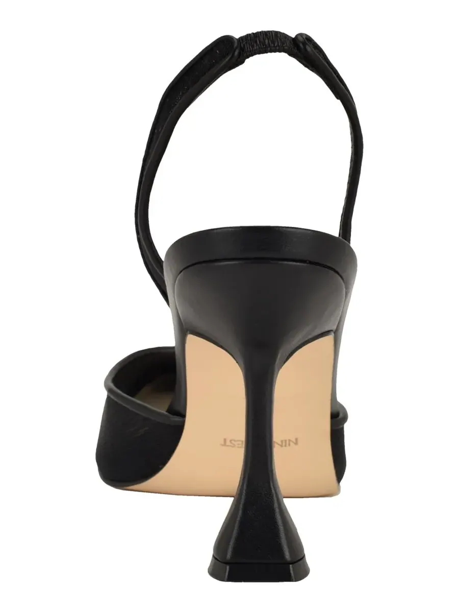 Женские туфли-лодочки Kansy с острым носком и зауженной шпилькой Nine West — изображение 3 из 5, черный