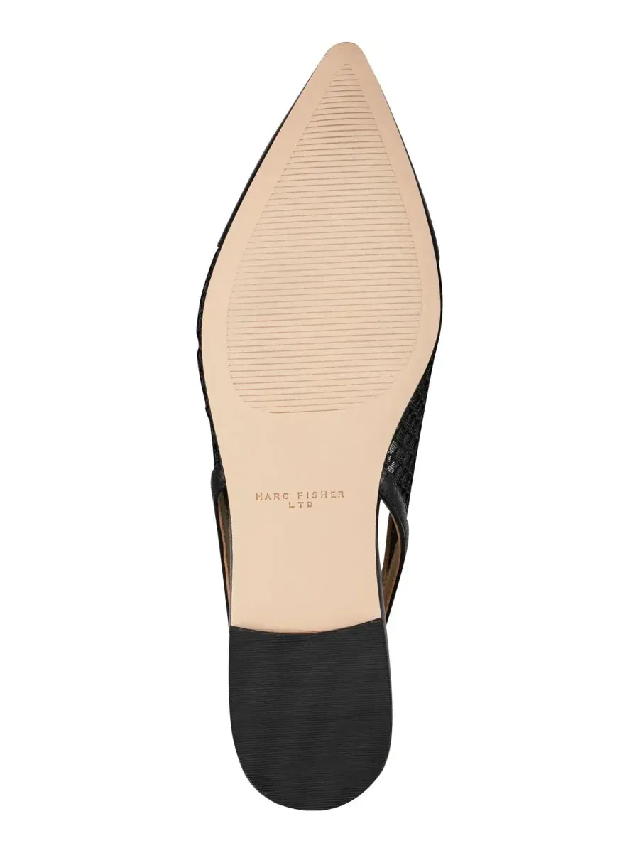 Женские балетки Davin Mesh Slingback Dress Flats Marc Fisher LTD — изображение 5 из 5, черный