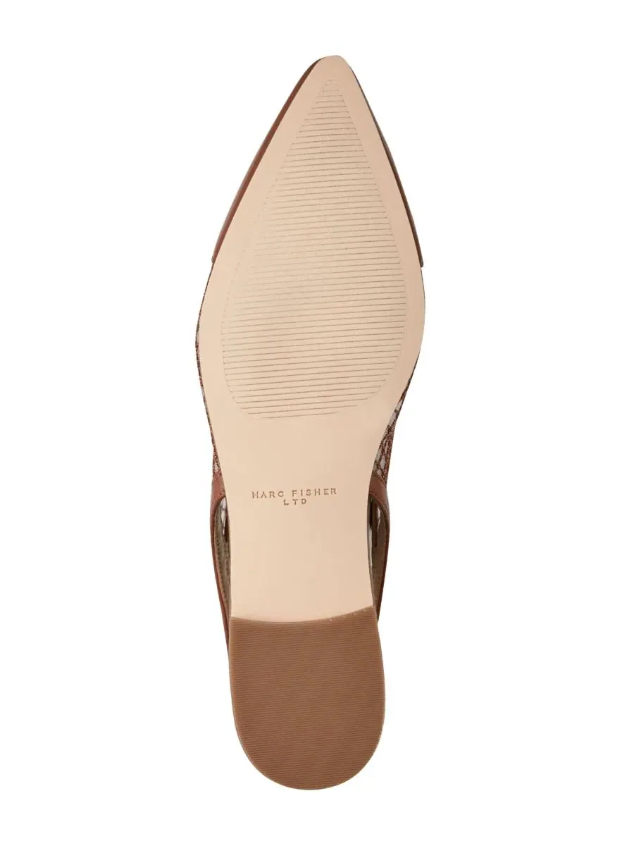 Женские балетки Davin Mesh Slingback Dress Flats Marc Fisher LTD — изображение 5 из 5, коньячный