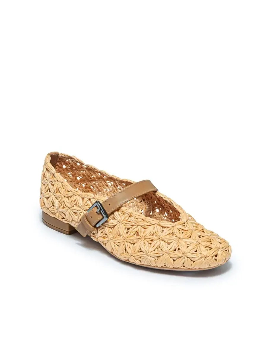Женские балетки Borden из рафии Bernardo Footwear — прозрачный