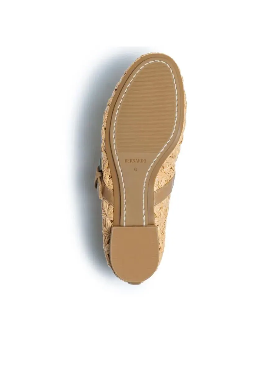 Женские балетки Borden из рафии Bernardo Footwear — изображение 4 из 6, прозрачный