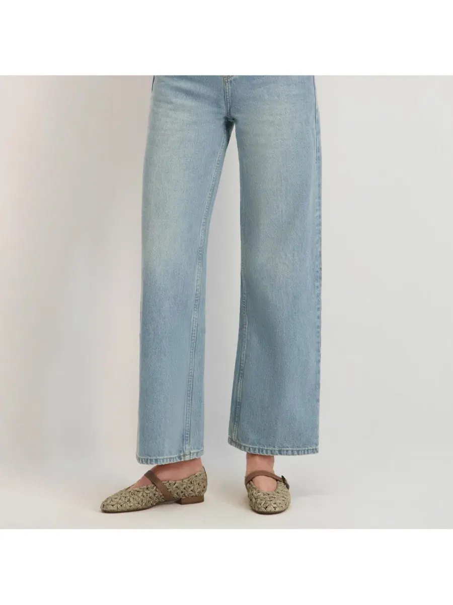 Женские балетки Borden из рафии Bernardo Footwear — изображение 6 из 6, прозрачный