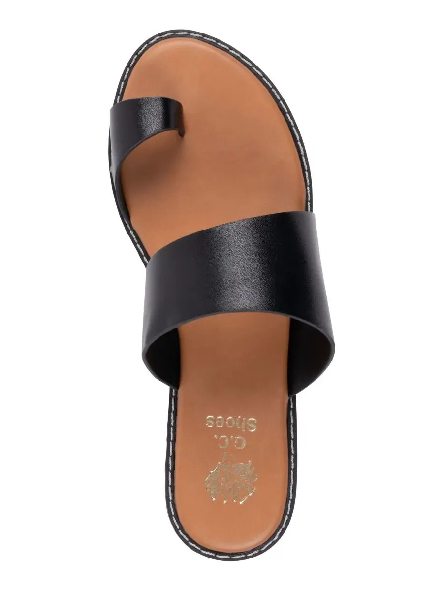Женские сандалии Florence с петлей для пальца GC Shoes — изображение 4 из 5, черный