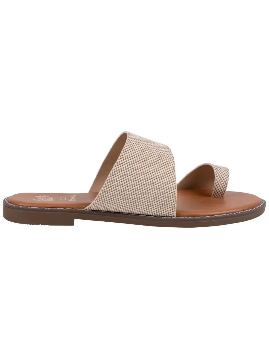 Женские сандалии Florence с петлей для пальца GC Shoes — изображение 2 из 5, белый