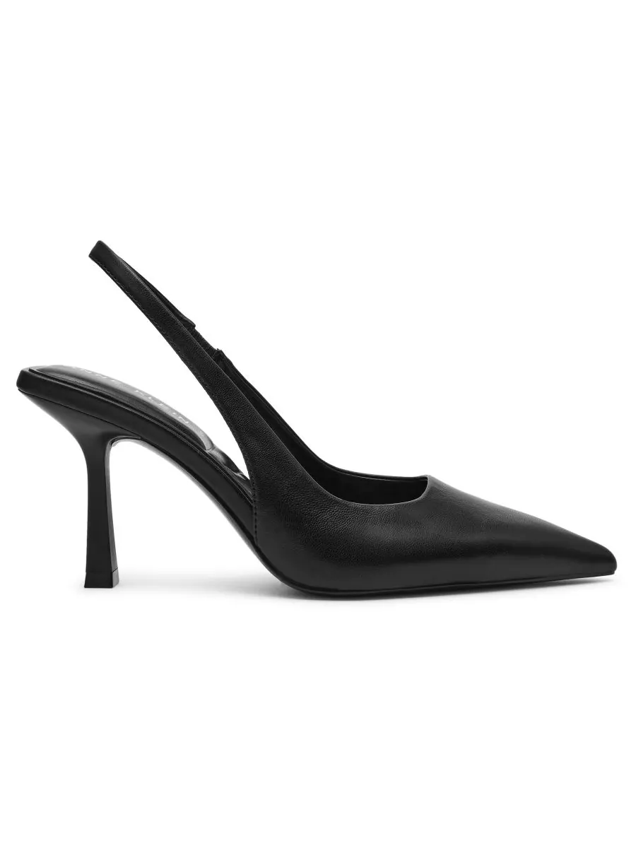 Женские туфли-лодочки Itzy с острым носком и открытой пяткой Anne Klein — изображение 2 из 6, черный