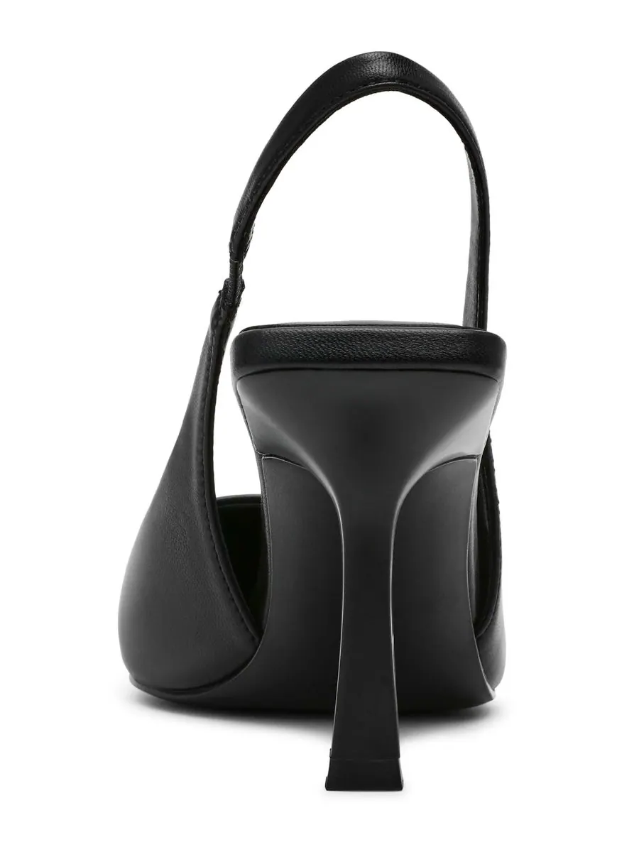 Женские туфли-лодочки Itzy с острым носком и открытой пяткой Anne Klein — изображение 3 из 6, черный