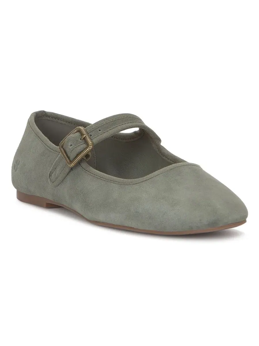 Мэри Джейн туфли на плоском ходу Tannyr Lucky Brand, Winter Mist Suede — изображение 1 из 5