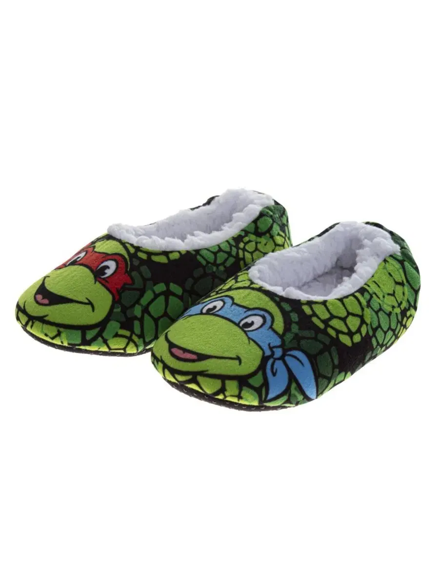 Тапочки с принтом Teenage Mutant Ninja Turtles Nickelodeon — изображение 5 из 6, зеленый