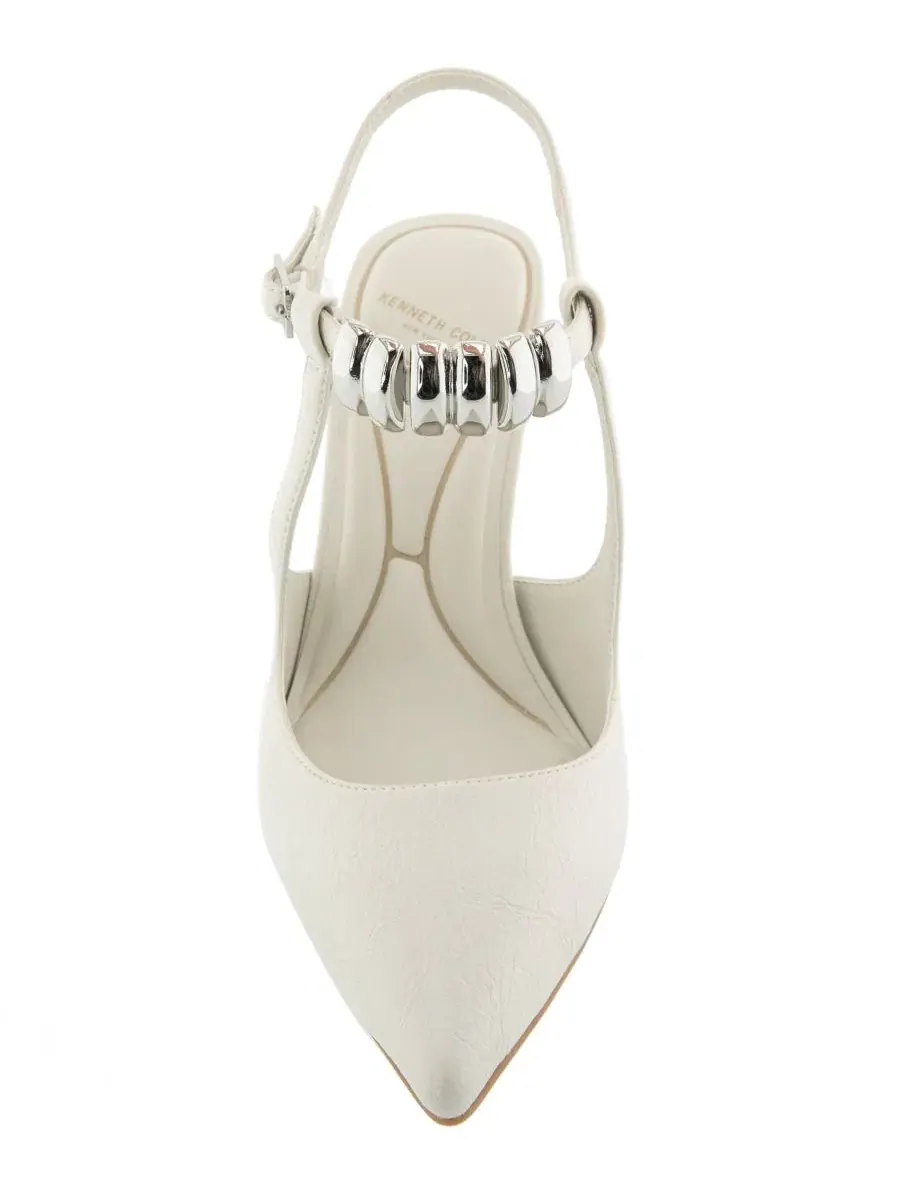 Туфли-лодочки Romi Ankle Slingback Kenneth Cole New York, Ecru Patent — изображение 7 из 8