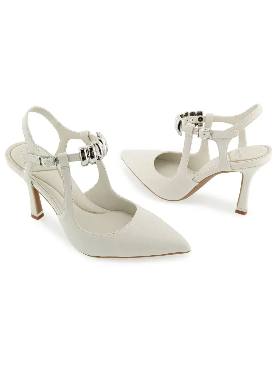 Туфли-лодочки Romi Ankle Slingback Kenneth Cole New York, Ecru Patent — изображение 8 из 8