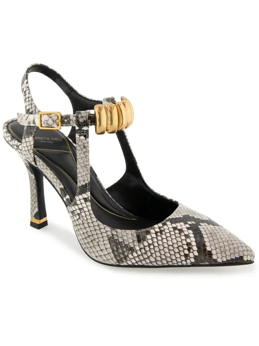 Туфли-лодочки Romi Ankle Slingback Kenneth Cole New York — изображение 1 из 8, черный/белый