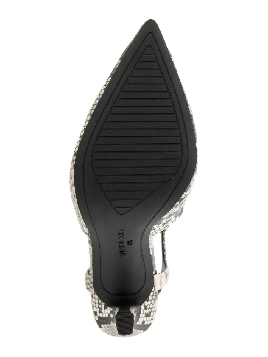 Туфли-лодочки Romi Ankle Slingback Kenneth Cole New York — изображение 5 из 8, черный/белый
