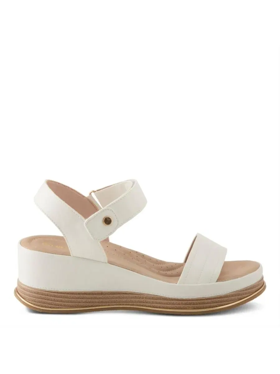 Сандалии-танкетки Patrizia Sahil Platform Wedge Sandal — изображение 2 из 7, белый