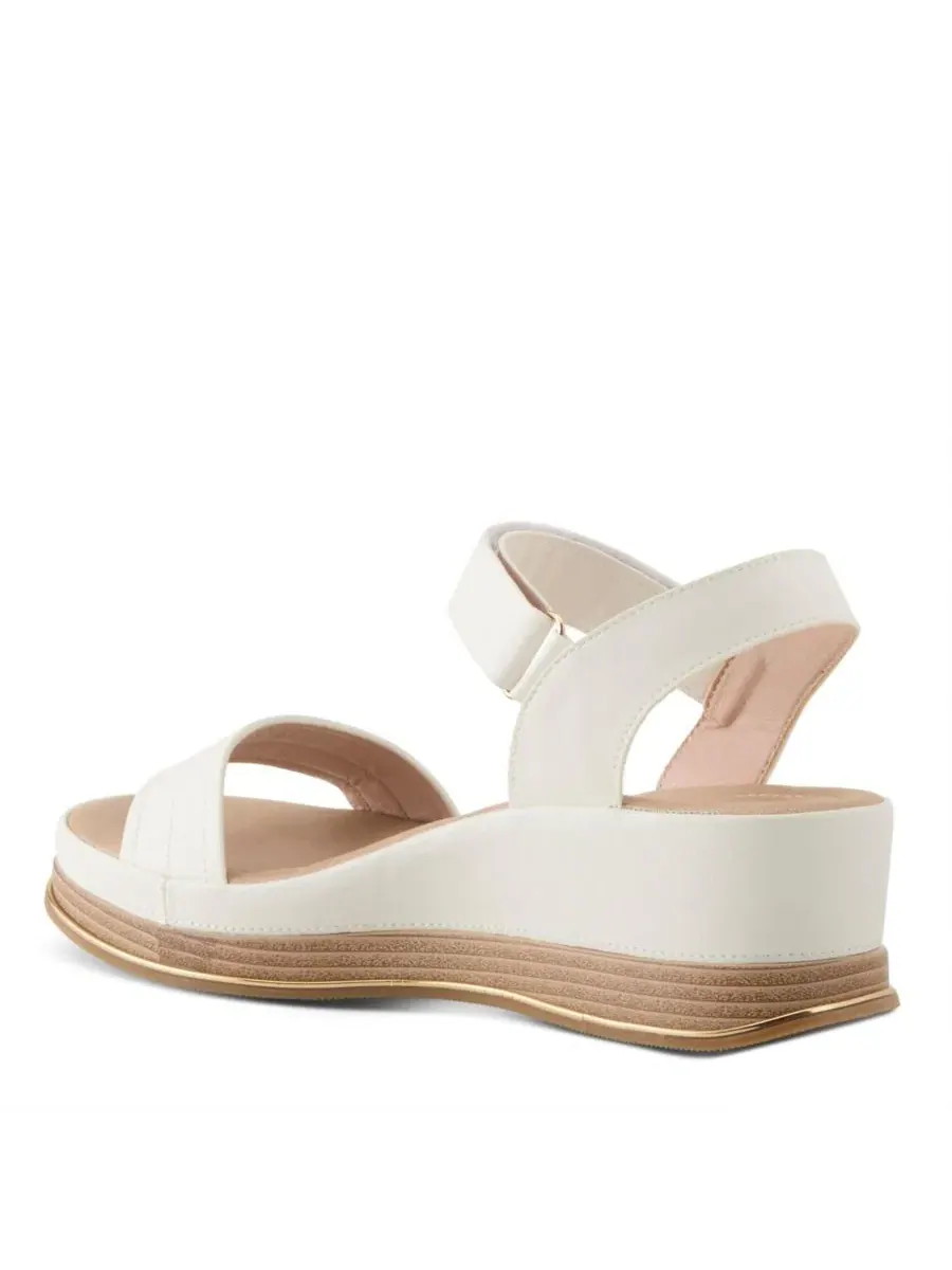 Сандалии-танкетки Patrizia Sahil Platform Wedge Sandal — изображение 7 из 7, белый
