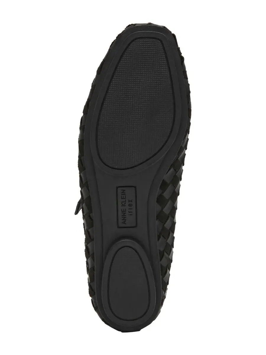 Балетки Anne Klein Connie Woven Mary Jane — изображение 6 из 8, черный