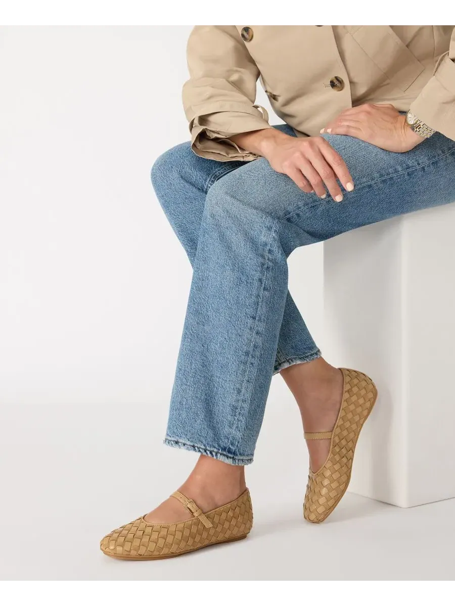 Балетки Anne Klein Connie Woven Mary Jane — изображение 3 из 8, прозрачный