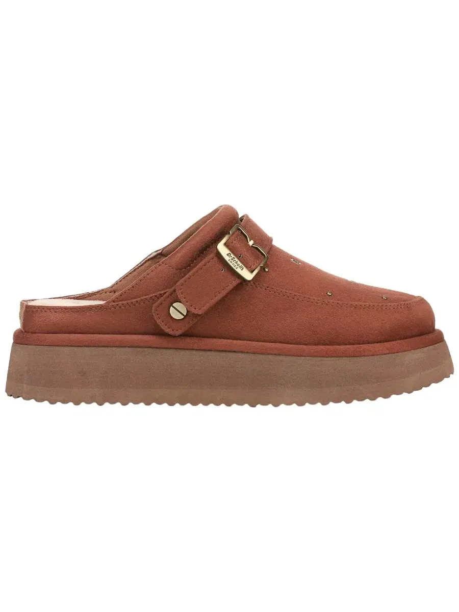 Женские мюли-клоги на платформе с шипами, модель Iconic Stud Dr. Scholl's — изображение 2 из 5, коричневый