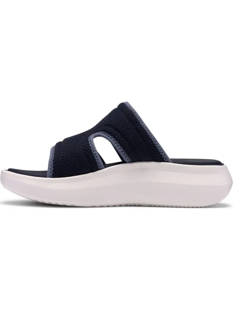 Сандалии женские Clarks Solevana Mist на танкетке — изображение 6 из 6, темно-синий