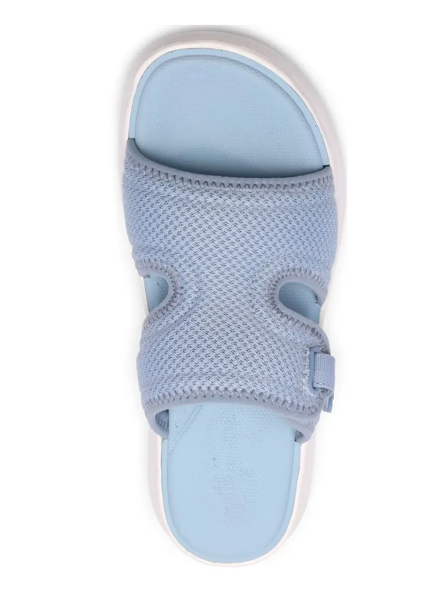 Сандалии женские Clarks Solevana Mist на танкетке, без шнурков — изображение 4 из 6, светлый синий