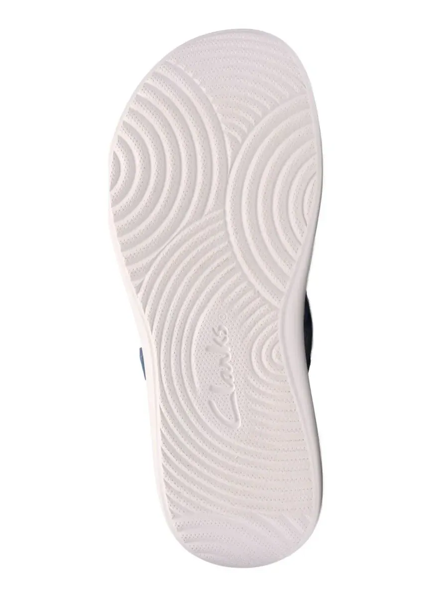Сандалии женские Clarks Solevana Mist на танкетке, без шнурков — изображение 5 из 6, светлый синий