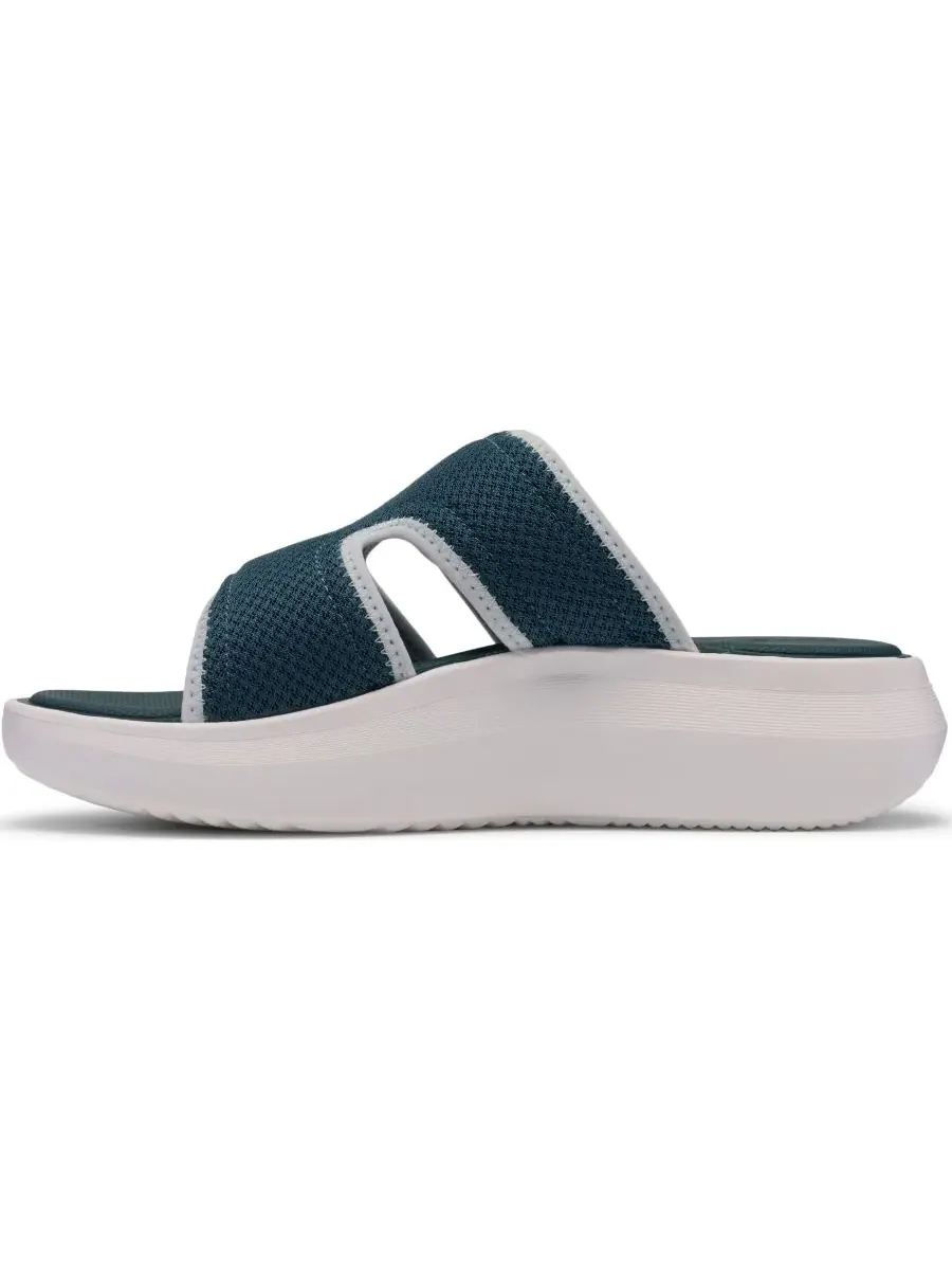 Сандалии женские Clarks Solevana Mist на танкетке, без шнурков, бирюзовые — изображение 6 из 6, бирюзовый