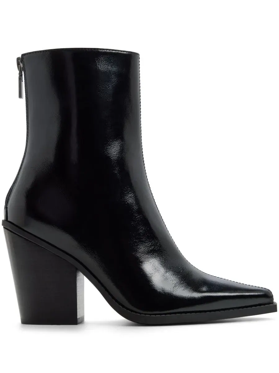 Ботильоны с острым мысом Norelle Pointed Toe Ankle Booties ALDO — изображение 2 из 5, черный