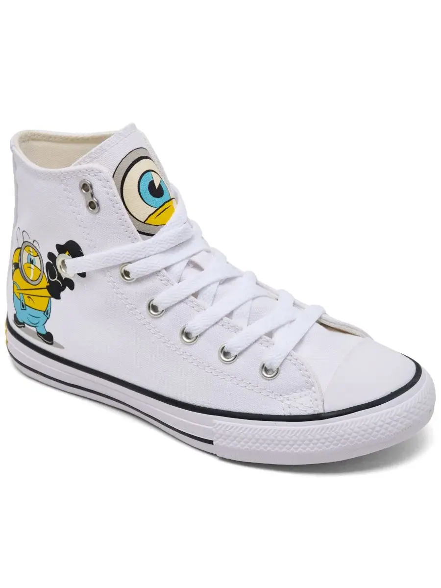 Детские кеды с принтом Minions Converse Chuck Taylor All Star High Top