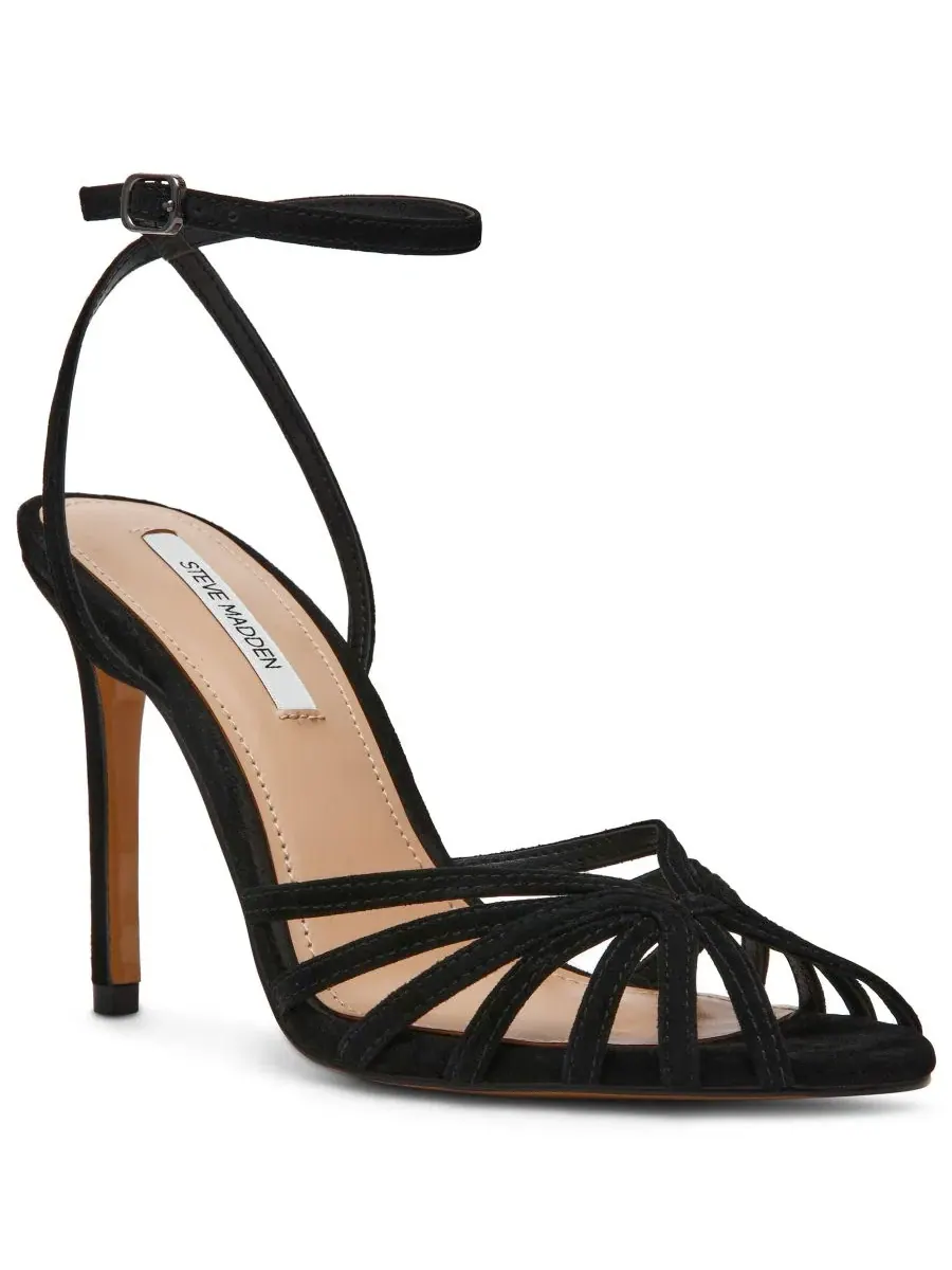 Босоножки на каблуке MIZUNA Steve Madden — изображение 1 из 7, черный