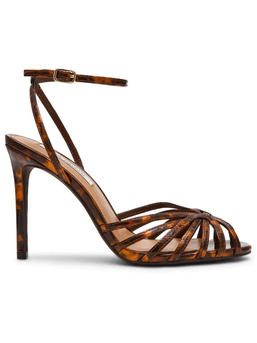 Босоножки на каблуке с открытым носком Mizuna Steve Madden — изображение 2 из 7, журшит