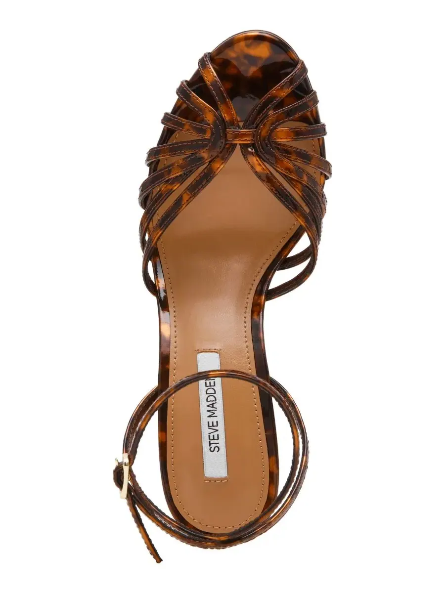 Босоножки на каблуке с открытым носком Mizuna Steve Madden — изображение 4 из 7, журшит