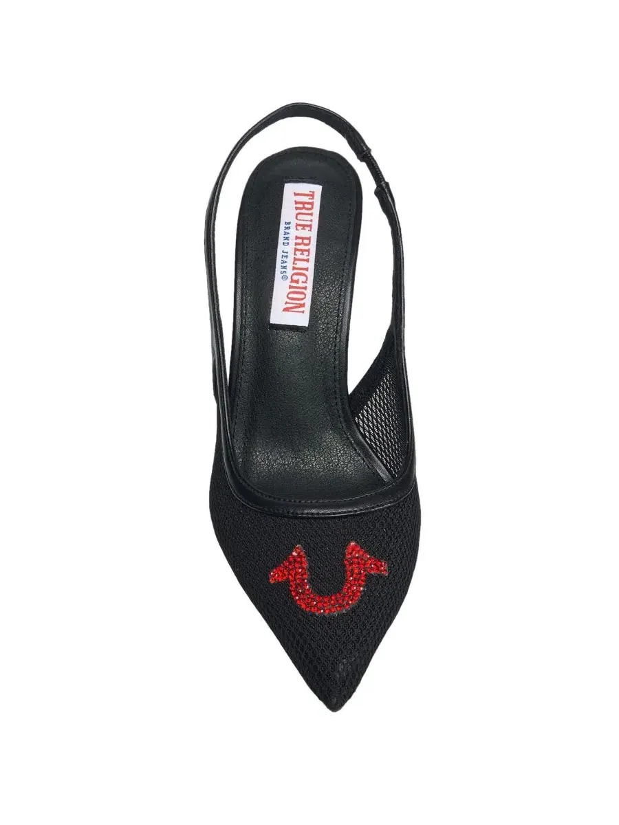 Туфли-лодочки Элла с логотипом Mesh Horseshoe True Religion — изображение 4 из 6, черный