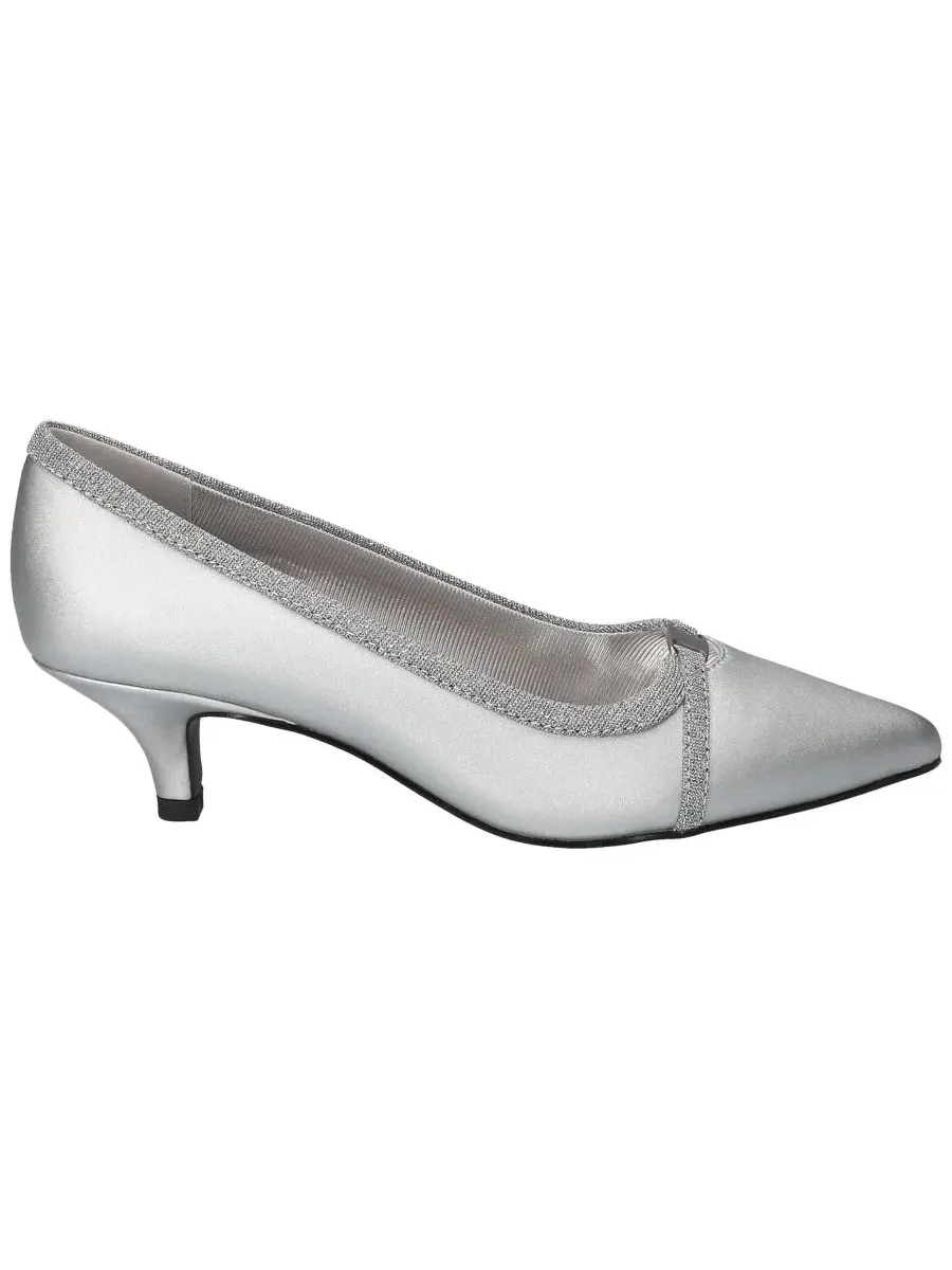 Туфли-лодочки Zayn Slip-On Pumps Easy Street — изображение 2 из 8, серебристый