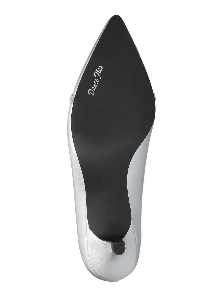 Туфли-лодочки Zayn Slip-On Pumps Easy Street — изображение 5 из 8, серебристый